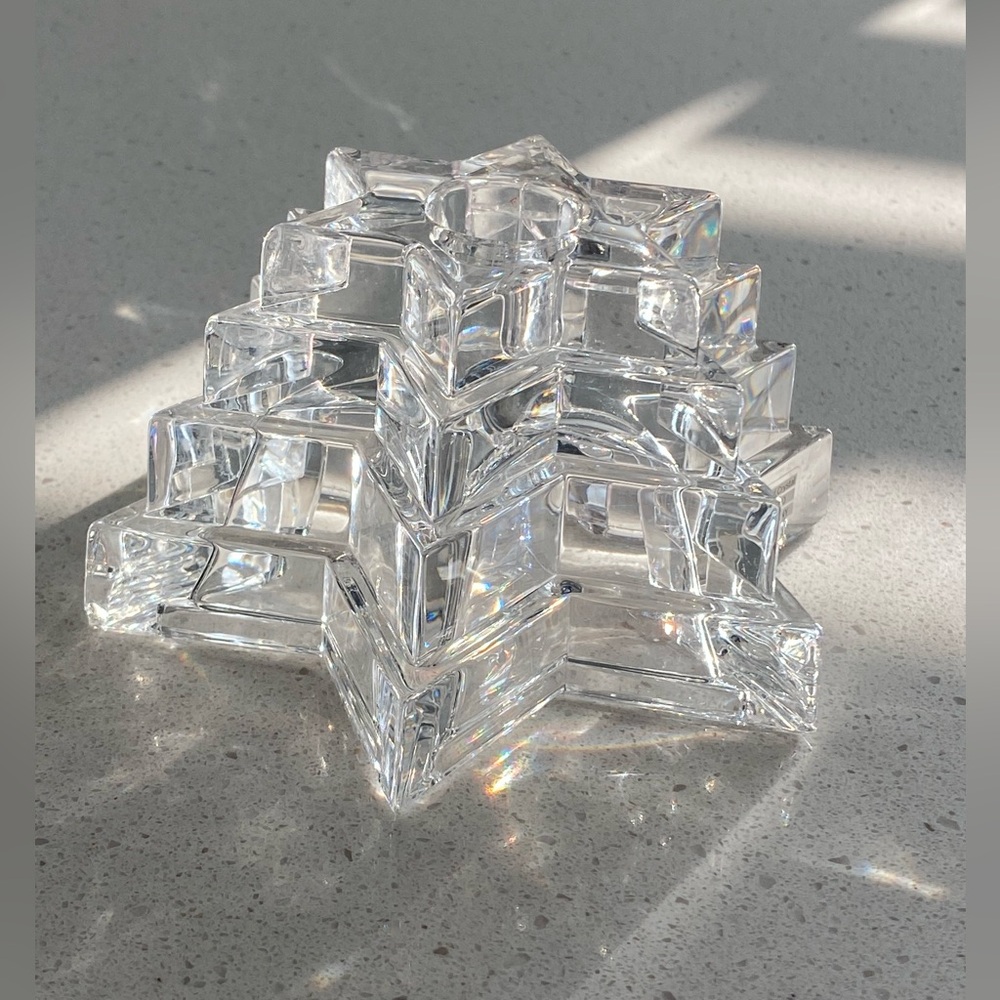WMF Lead Crystal Taper Candlesticks German
Starlight Tiered